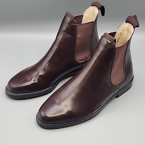 Loveson brown leather chelsea - leather,