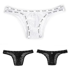 Slip uomo intimo trasparente