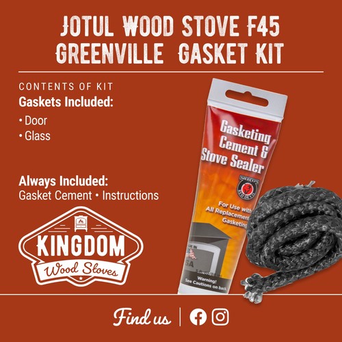 Kit guarnizioni stufa legna - guarnizioni,