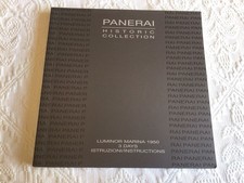 Libretto Booklet Panerai Luminor Marina 1950 3 Days