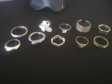 LOTTO ANELLI ARGENTO(PRESENZA