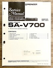 Pioneer SA-V700: Amplificatore
