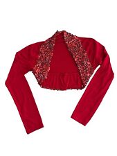 Coprispalle Con Paillettes Rosso 