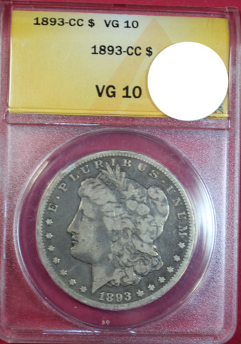 1893 dollaro morgan anacs - 1893-cc,