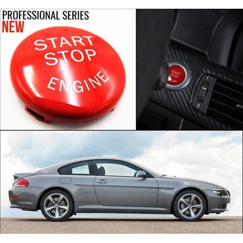 Pulsante start stop - stop, rosso