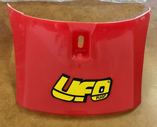 FRONTINO PARASOLE CASCO MOTOCROSS EPOCA VINTAGE UNIVERSALE ROSSO