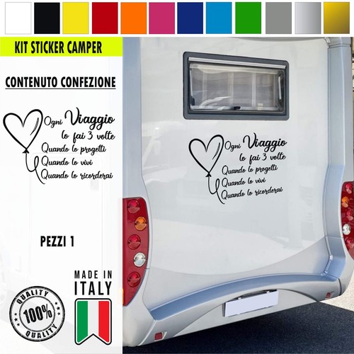 Adesivo sticker camper - , frase
