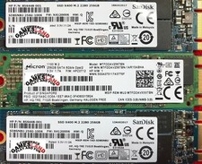 SSD 256GB 2280 M.2 SATA USATO FUNZIONANTE CON GARANZIA MODELLI DI VARIE MARCHE