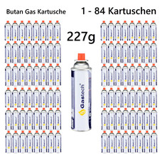 Cartuccia gas butano cartucce gas bruciatore bunsen fornello da campeggio 227 g/1 - 84 pezzi