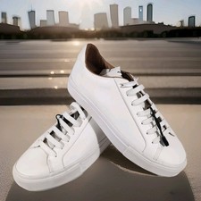 Zara Basic White Low Top Ortholite Sneaker Men’s Size 8 Lace Up 2218/420/001