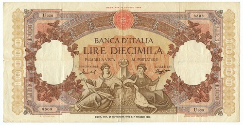 10000 lire capranesi - 10000,