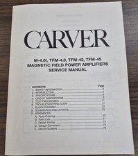 Carver tfm 4 0 - carver, m-4.0t,