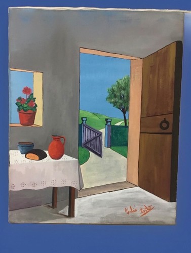 Dipinto olio su - , tela