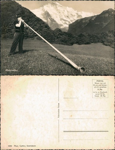 Cartolina alpi soffiatori - cartolina,