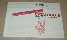 DELLORTO CATALOGO 9 RICAMBI CARBURATORI PER MOTOVEICOLI ORIGINALE