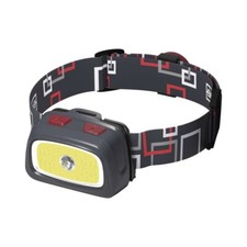Lampada Frontale CREE + COB LED 330lm, Ganci Casco, Fischietto SOS - Sicurezza O