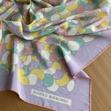 Vintage Manolo Borromeo Silk