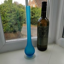 Vaso vintage Murano Carlo Moretti ""Satinato"" collo arte vetro arte anni '60