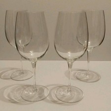 Set 4 bicchieri da vino rosso
