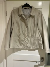 Giacca/cappotto donna Bonmarche beige/crema taglia L 18/20 nuovo senza etichette