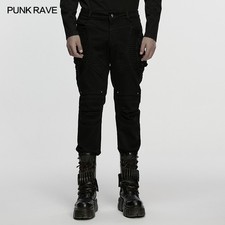 Pantaloni uomo Punk Rave neri