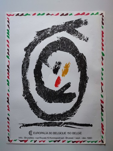 Pierre alechinsky affiche - pierre,