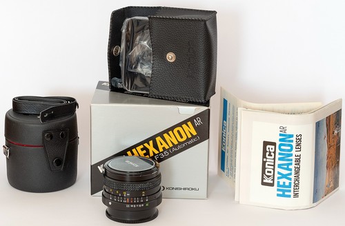 Konica hexanon 5 28mm - konica,