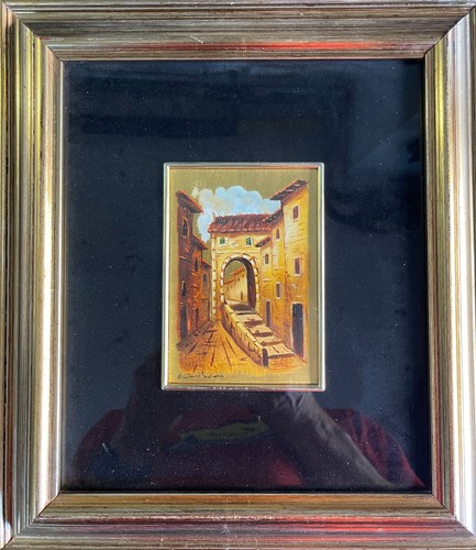 Quadro foglia oro 985 - quadro,