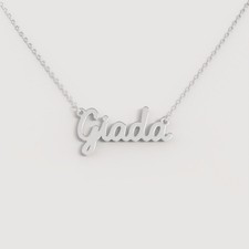 Collana NOME donna acciaio