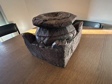 Capitello In Legno Indiano Antico