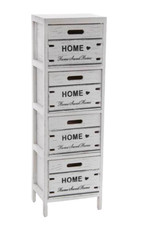 CASSETTIERA 4 CASSETTI SLIM