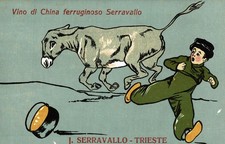 TRIESTE - Vino di China SERRAVALLO - Pubblicitaria - PU419 - VEDI RETRO!
