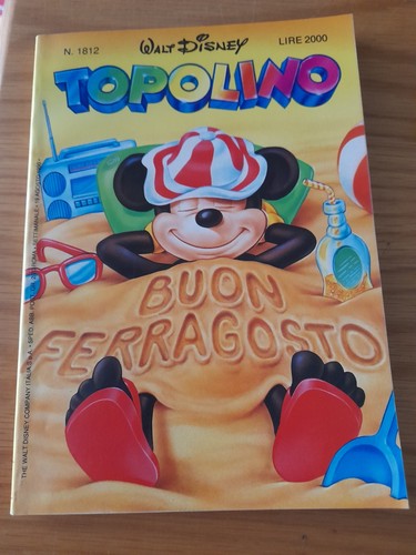 Topolino numero 1812 walt - topolino, 1812...walt