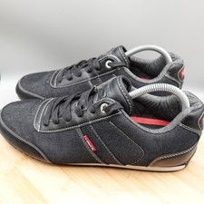 Scarpe Levi’s uomo taglia 10,5 denim scuro comode sneakers stringate 51791401A MinFla