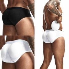 Tronchetti uomo butt lifting potenziante slip sexy imbottito fianchi intimo cotone