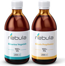 KIT BASE NEUTRA 500 ML - GLICOLE PROPILENICO + GLICERINA VEGETALE 50VG/50PG