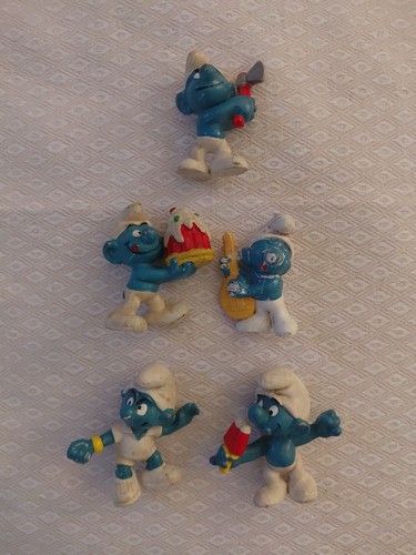 Figurina puffo vintage - figurina,