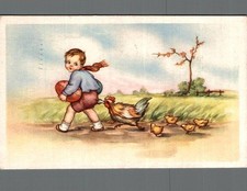 Augurali Buona Pasqua Gallina e pulcini F. piccolo spedita