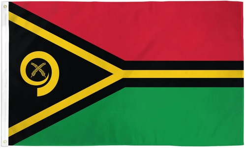 Vanuatu 2x3ft poly - vanuatu, bandiera