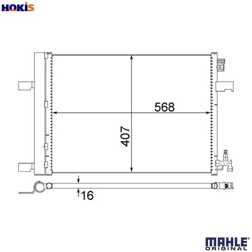 Condensatore climatizzatore - condensatore, ac