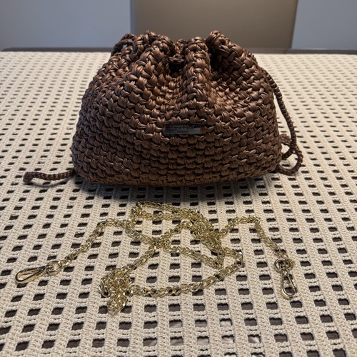 Borsa intrecciata mano con - intrecciata, a