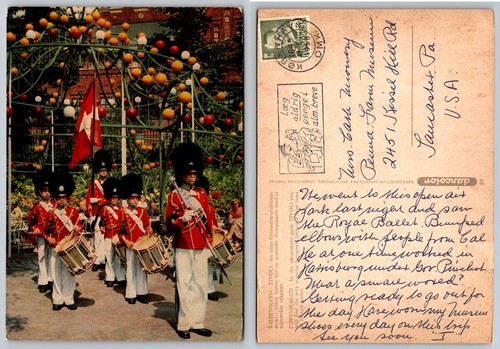 Cartolina copenaghen giardini - copenaghen,