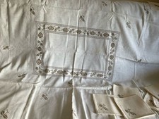 Tovaglia vintage da 6 di puro
