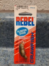 Gambero Rebel Teeny F7760 Made in North America!  1990 RARO!  NON MADE IN CHINA!!