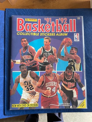 Panini album basketball 92 - panini, 91-92