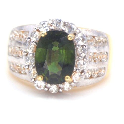 Anello tormalina zirconi non - anello,