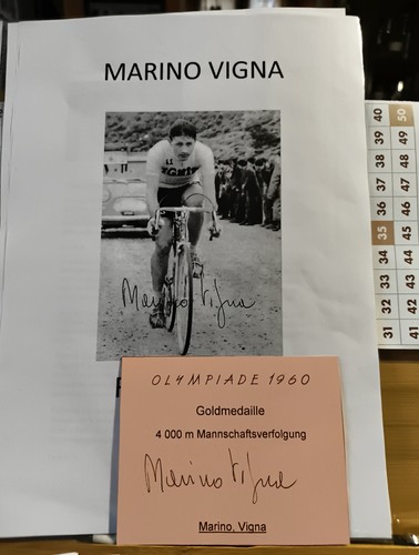 Autografo marino vigna - autografo,
