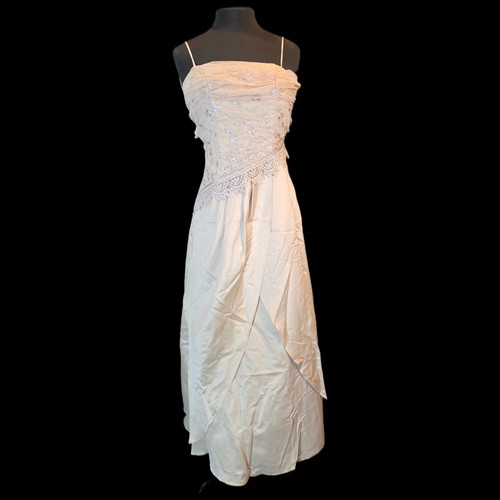 Abito sera beige tortora - beige,