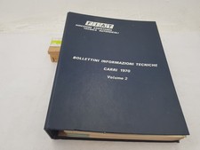 Manuale officina Iveco Fiat bollettino informazioni tecniche autocarri Vol 2 '70