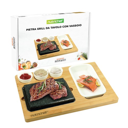 Nutrichef set pietra lavica - nutrichef,